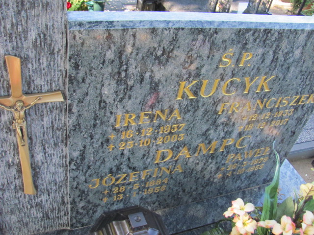 Irena Kucyk 1937 Reda - Grobonet - Wyszukiwarka osób pochowanych