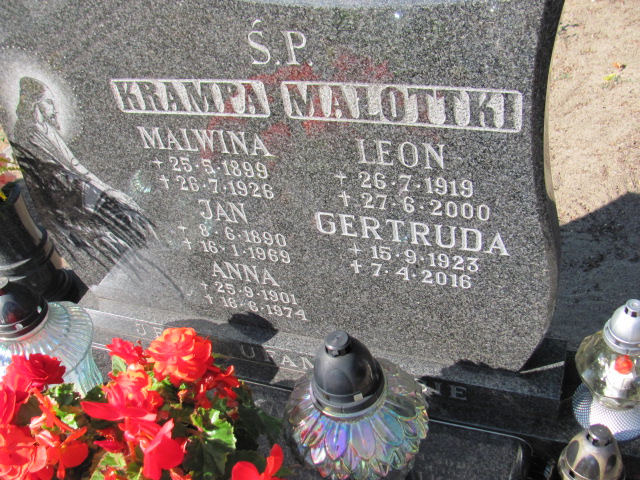 Malwina Krampa 1899 Reda - Grobonet - Wyszukiwarka osób pochowanych