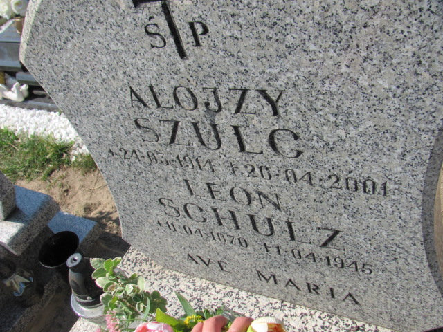 Leon Schulz 1870 Reda - Grobonet - Wyszukiwarka osób pochowanych