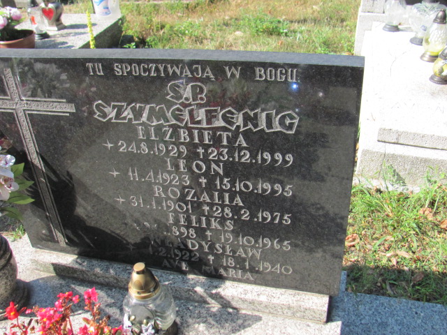 Elżbieta Szymelfenig 1929 Reda - Grobonet - Wyszukiwarka osób pochowanych