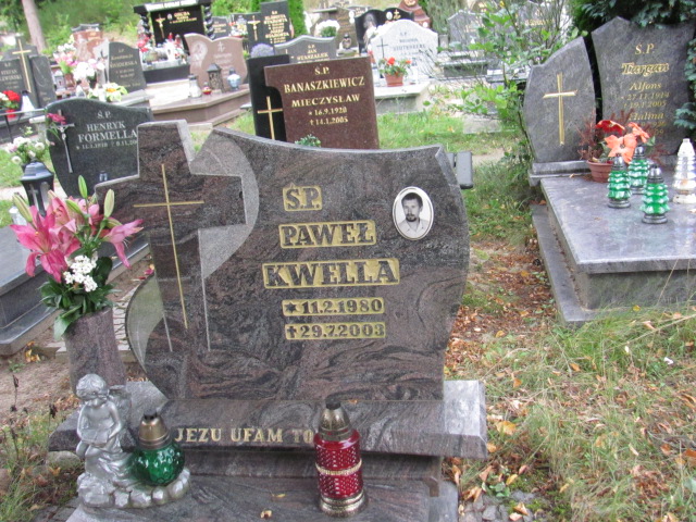 Paweł Kwella 1980 Reda - Grobonet - Wyszukiwarka osób pochowanych