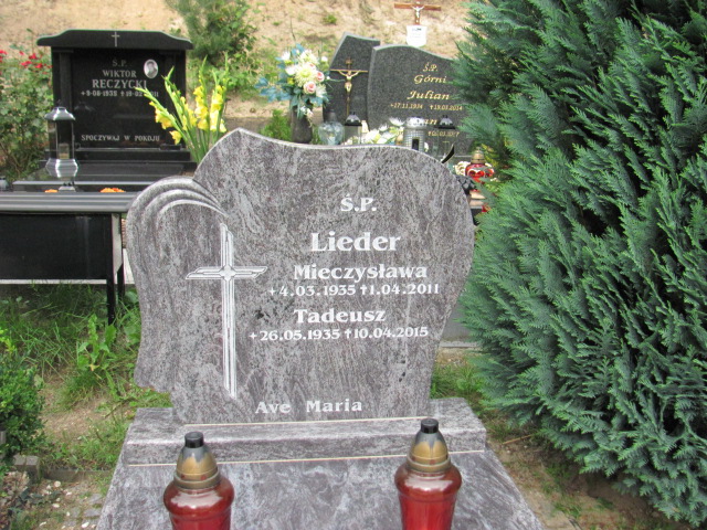 Mieczysława Lieder 1933 Reda - Grobonet - Wyszukiwarka osób pochowanych