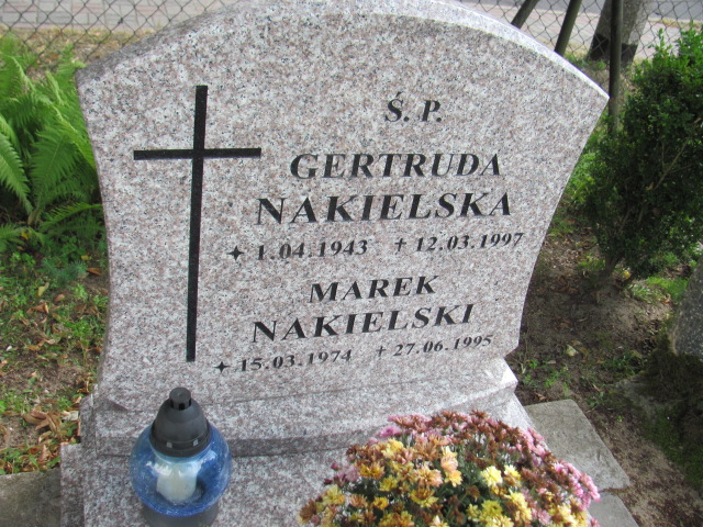 Gertruda Nakielska 1943 Reda - Grobonet - Wyszukiwarka osób pochowanych