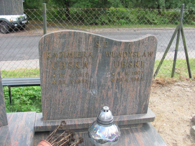 Władysław Ubski 1907 Reda - Grobonet - Wyszukiwarka osób pochowanych
