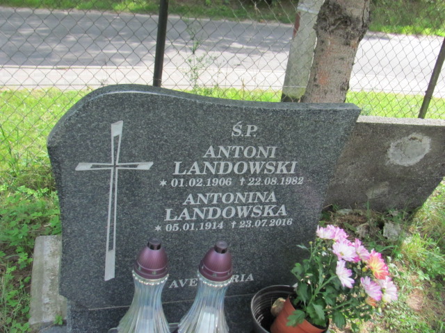 Antoni Landowski 1906 Reda - Grobonet - Wyszukiwarka osób pochowanych