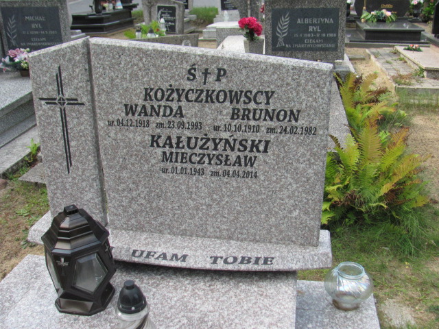 Mieczysław Kałużyński 1943 Reda - Grobonet - Wyszukiwarka osób pochowanych