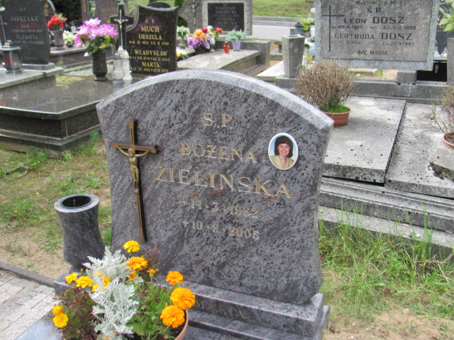 Bożena Zielińska 1962 Reda - Grobonet - Wyszukiwarka osób pochowanych