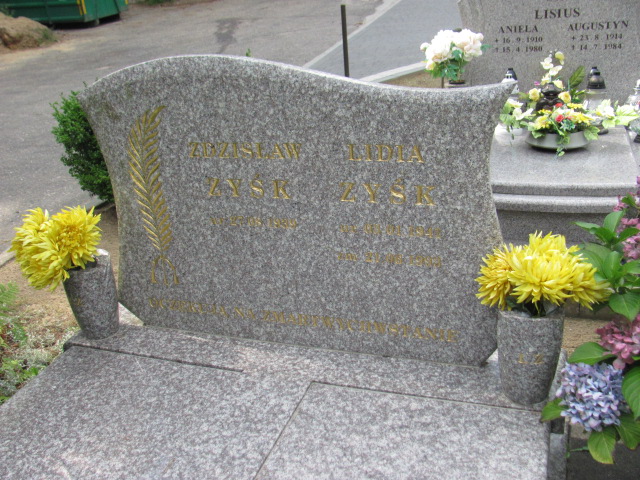 Lidia Zyśk 1943 Reda - Grobonet - Wyszukiwarka osób pochowanych