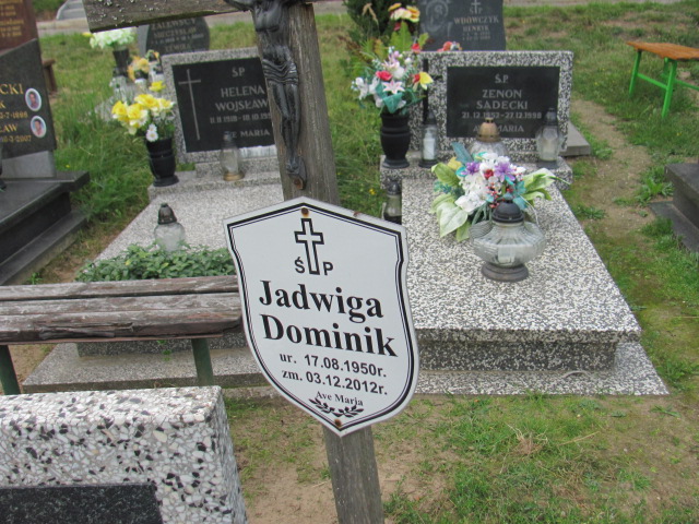 Jadwiga Dominik 1950 Reda - Grobonet - Wyszukiwarka osób pochowanych