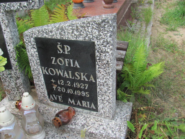 Zofia Kowalska  1927 Reda - Grobonet - Wyszukiwarka osób pochowanych
