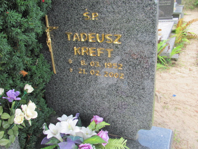 Tadeusz Kreft 1952 Reda - Grobonet - Wyszukiwarka osób pochowanych